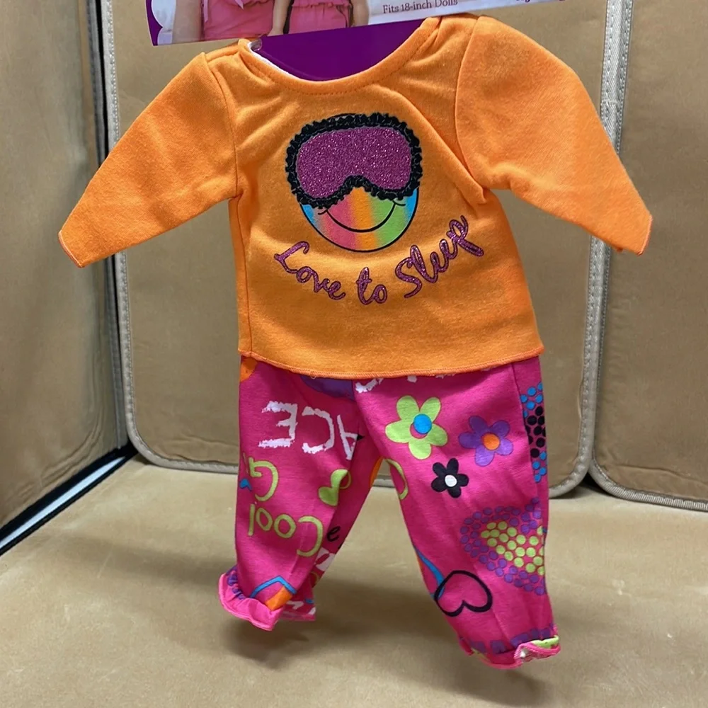 18 inch doll pajamas
